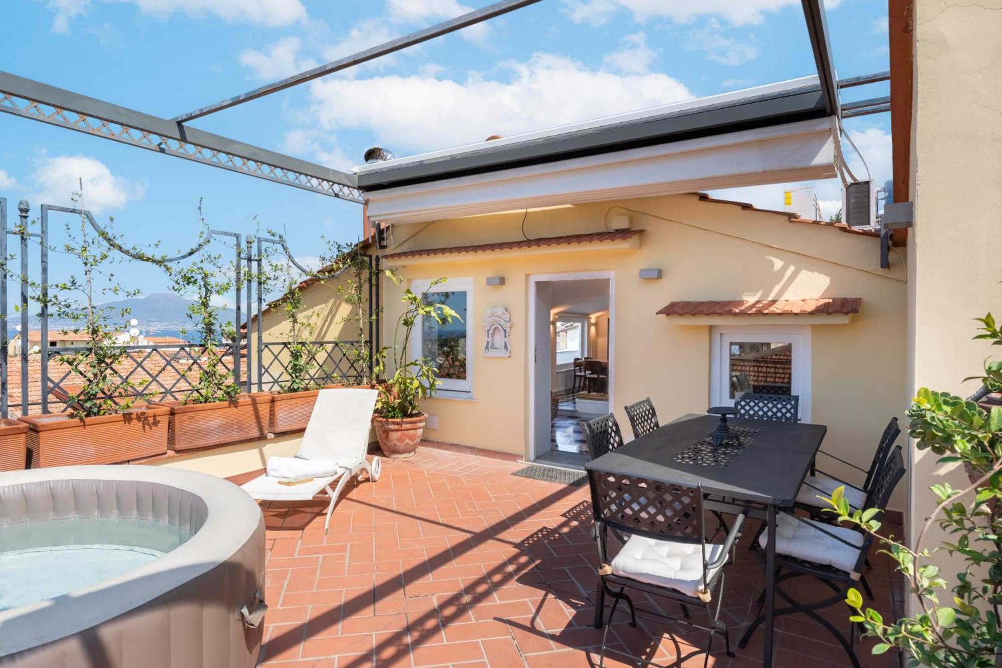 The Roof Villa Sorrento Dış mekan fotoğraf
